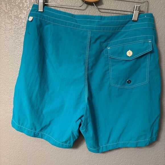 J. Crew Men’s Blue Swim Short Trunks Size 34 - Picture 2 of 5